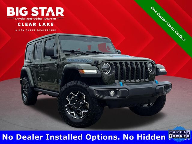 2023 Jeep Wrangler Rubicon 4xe Green at River Oaks CDJR
