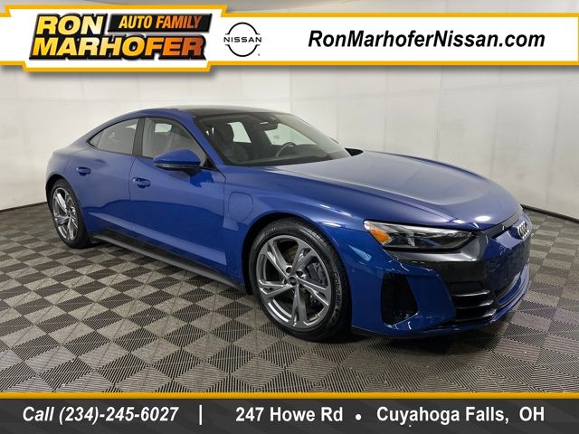 Blue Metallic 2024 Audi e-tron GT quattro Prestige AWD Sedan All-Wheel Drive 1-Speed Automatic