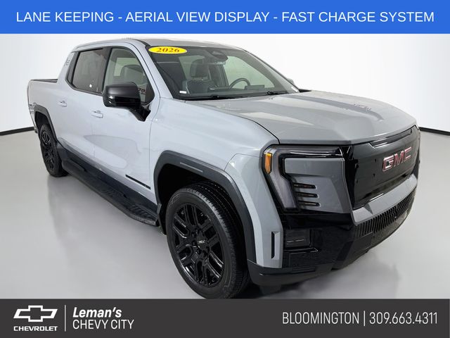 Thunderstorm Gray 2026 GMC Sierra EV Pickup Truck All-Wheel Drive 1-Speed Automatic