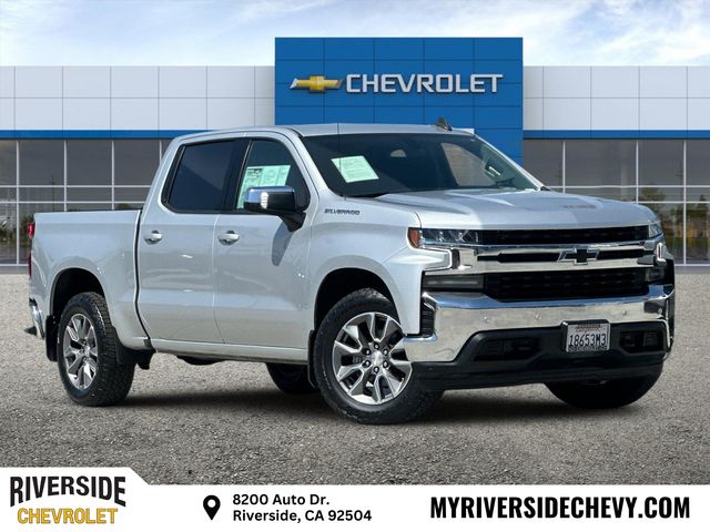 Silver Ice Metallic 2022 Chevrolet Silverado 1500 LT Crew Cab RWD Pickup Truck 4X2 8-Speed Automatic