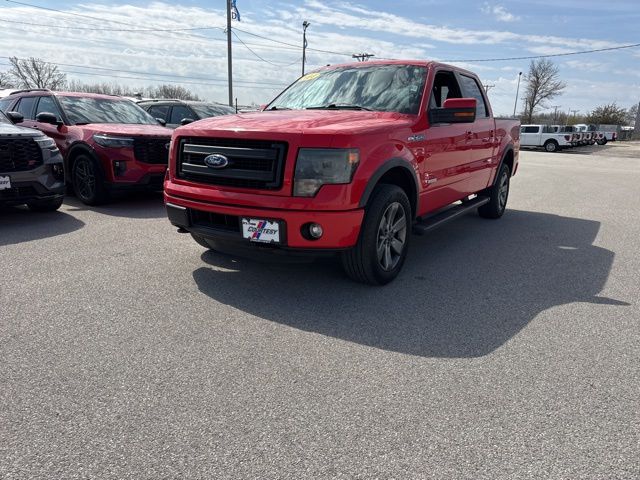 Race Red 2014 Ford F-150 FX4 SuperCrew 4WD Pickup Truck Four-Wheel Drive 6-Speed Automatic