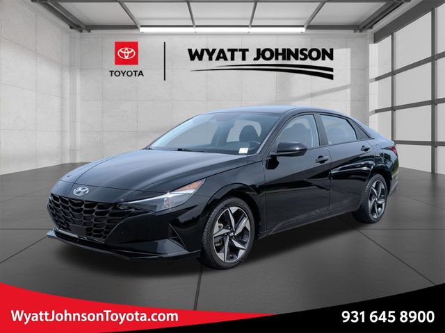 Onyx Black 2023 Hyundai Elantra Sedan Front-Wheel Drive Continuously Variable Transmission
