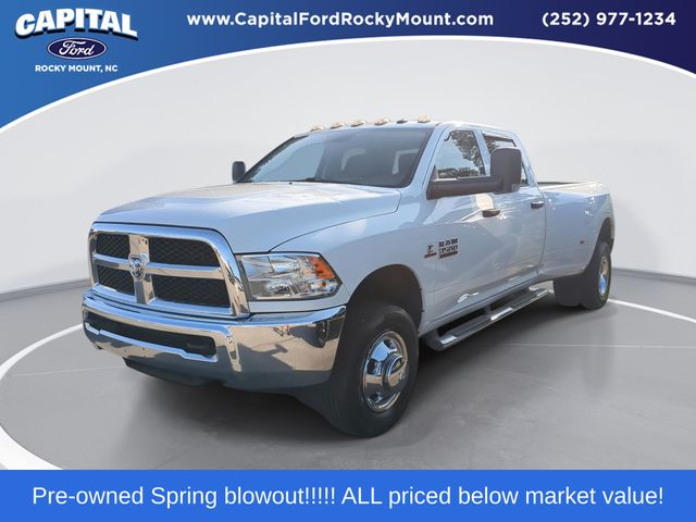 Bright White Clearcoat 2018 RAM 3500 Pickup Truck Four-Wheel Drive 6-Speed Automatic