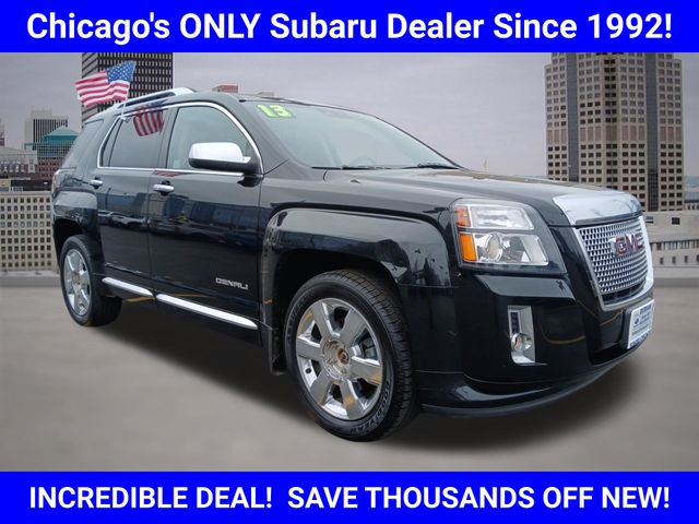 Carbon Black Metallic 2013 GMC Terrain Denali AWD SUV / Crossover All-Wheel Drive 6-Speed Automatic