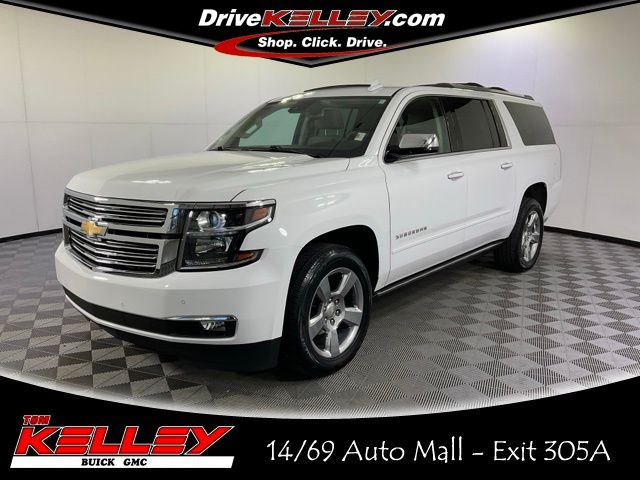 Summit White 2020 Chevrolet Suburban 1500 Premier 4WD SUV / Crossover Four-Wheel Drive 6-Speed Automatic Overdrive