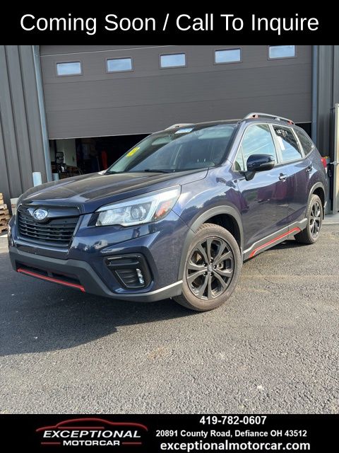 Dark Blue Pearl 2020 Subaru Forester SUV / Crossover All-Wheel Drive Continuously Variable Transmission