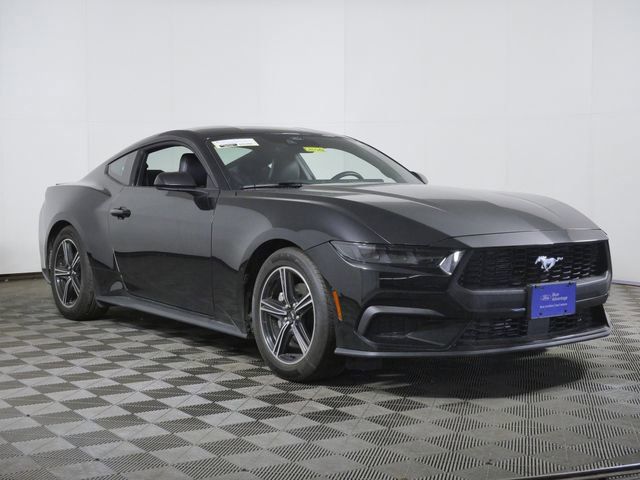 Shadow Black 2025 Ford Mustang EcoBoost Premium Fastback RWD Coupe Rear-Wheel Drive Automatic