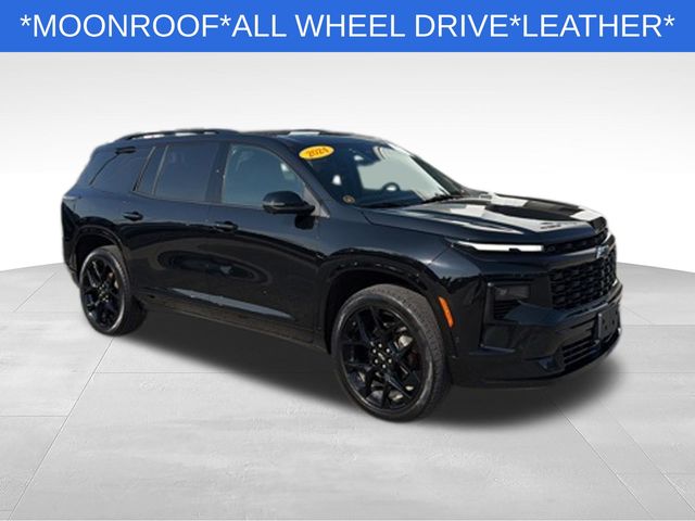 Mosaic Black Metallic 2024 Chevrolet Traverse RS AWD SUV / Crossover Four-Wheel Drive 8-Speed Automatic