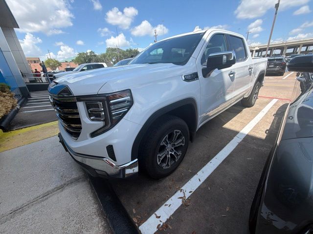 2025 GMC Sierra 1500 SLT White at Wharton Chevrolet GMC