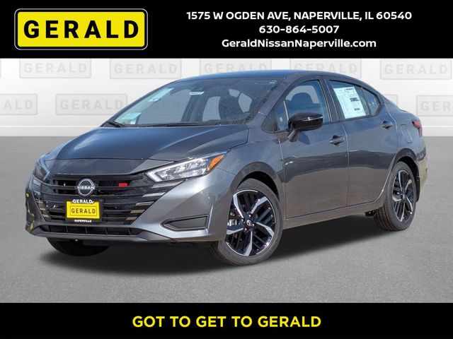 Gray (Gun Metallic) 2025 Nissan Versa SR FWD Sedan Front-Wheel Drive Continuously Variable Transmission