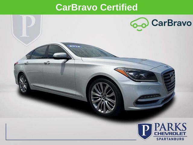 Santiago Silver 2019 Genesis G80 Sedan Rear-Wheel Drive 8-Speed Automatic