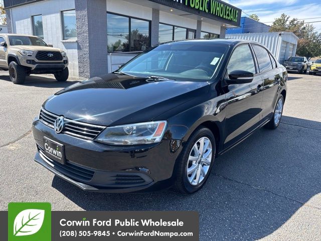 Black 2012 Volkswagen Jetta Sedan Front-Wheel Drive 6-Speed Automatic