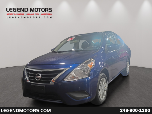 Deep Blue Pearl 2019 Nissan Versa SV FWD Sedan Front-Wheel Drive Continuously Variable Transmission