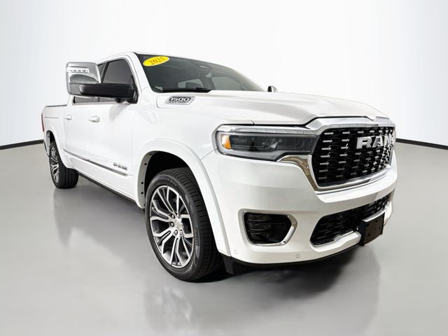 Bright White Clearcoat 2025 RAM 1500 Pickup Truck Four-Wheel Drive 8-Speed Automatic