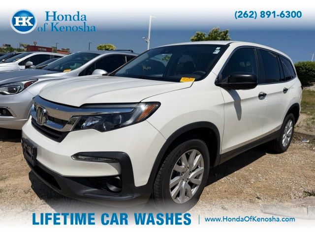White Diamond Pearl 2019 Honda Pilot LX AWD SUV / Crossover All-Wheel Drive 6-Speed Automatic