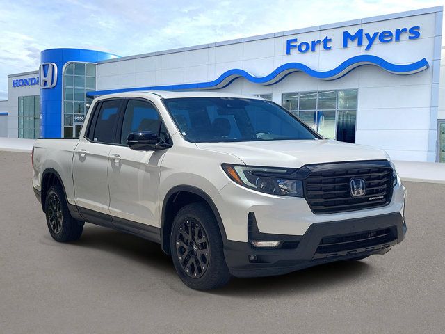 Platinum White Pearl 2023 Honda Ridgeline Pickup Truck All-Wheel Drive 9-Speed Automatic