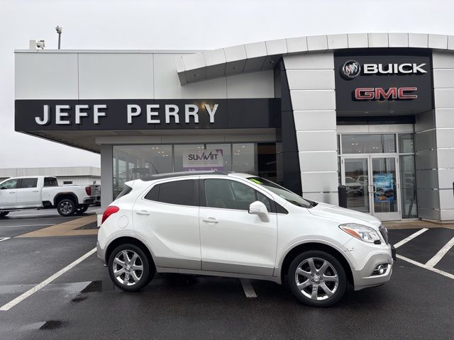 White Pearl Tricoat 2014 Buick Encore Leather AWD SUV / Crossover All-Wheel Drive 6-Speed Automatic