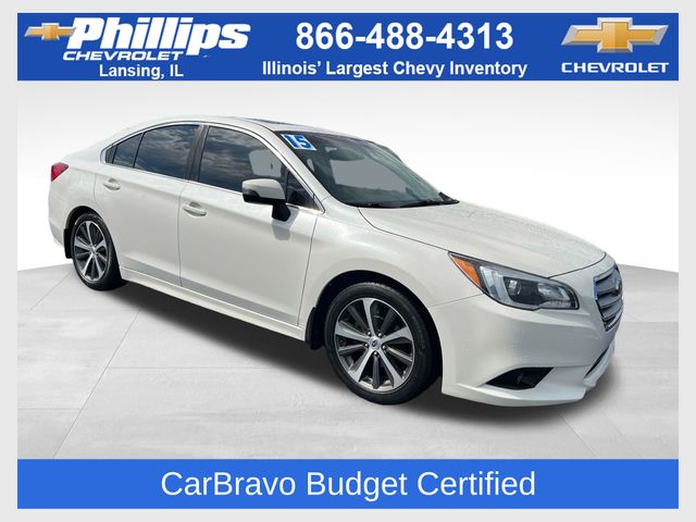 Crystal White Pearl 2015 Subaru Legacy 2.5i Limited AWD Sedan All-Wheel Drive Continuously Variable Transmission