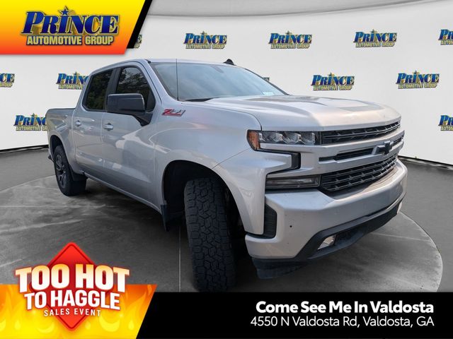 Silver Ice Metallic 2020 Chevrolet Silverado 1500 Pickup Truck Four-Wheel Drive 8-Speed Automatic
