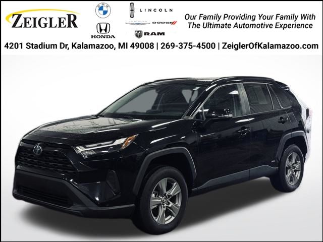 Midnight Black Metallic 2023 Toyota RAV4 Hybrid XLE AWD SUV / Crossover All-Wheel Drive Continuously Variable Transmission