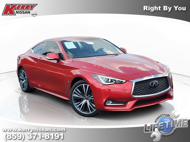 Gray 2022 INFINITI Q60 Coupe All-Wheel Drive 7-Speed Automatic