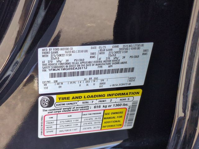 Used 2025 Black Ford Platinum image 39