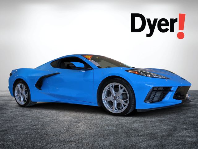 Rapid Blue 2024 Chevrolet Corvette Coupe Rear-Wheel Drive 8-Speed Dual Clutch