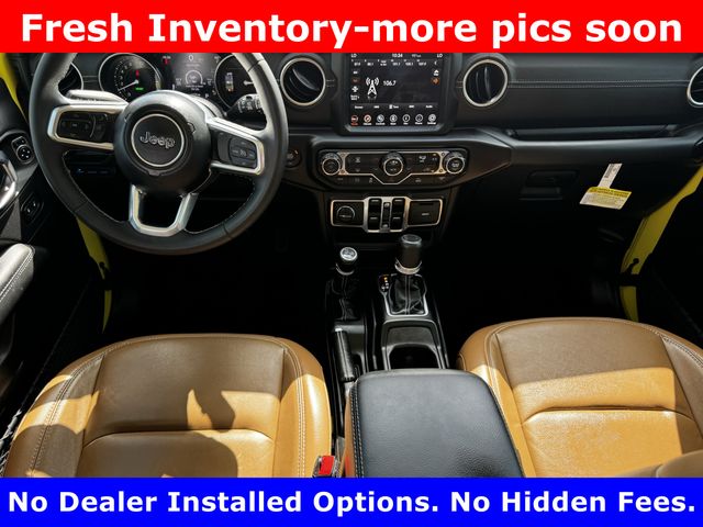 2023 Jeep Wrangler Sahara 4xe Yellow at Big Star Chrysler Jeep Dodge Ram 