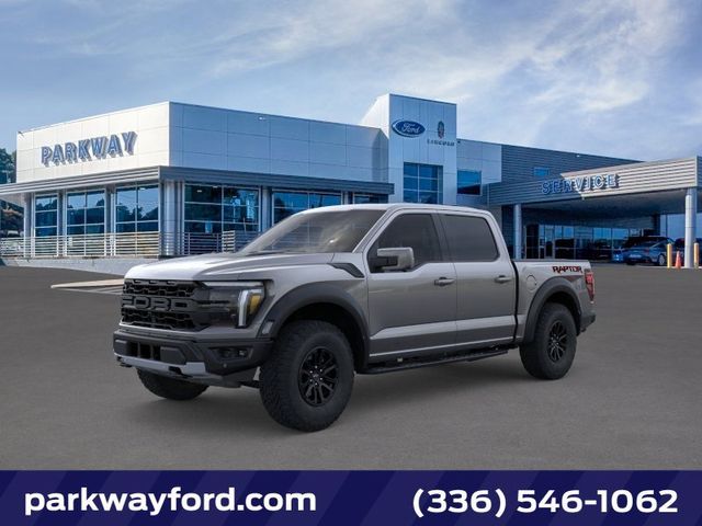 Gray Metallic 2026 Ford F-150 Raptor SuperCrew 4WD Pickup Truck Four-Wheel Drive Automatic