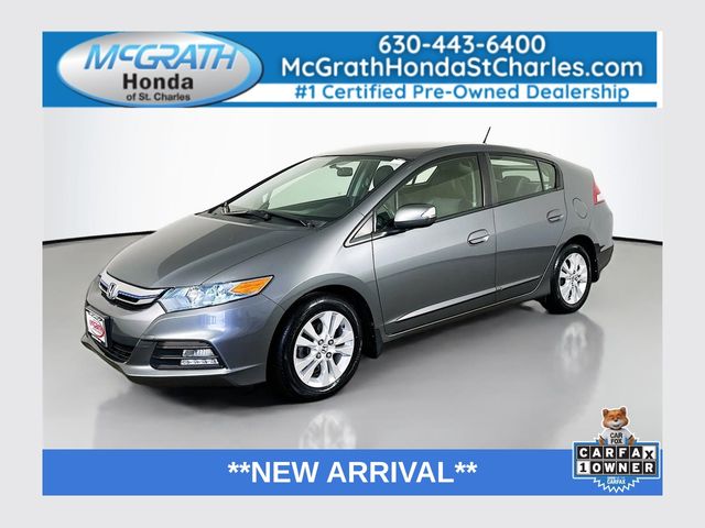 Polished Metal Metallic 2012 Honda Insight EX Hatchback Front-Wheel Drive Continuously Variable Transmission