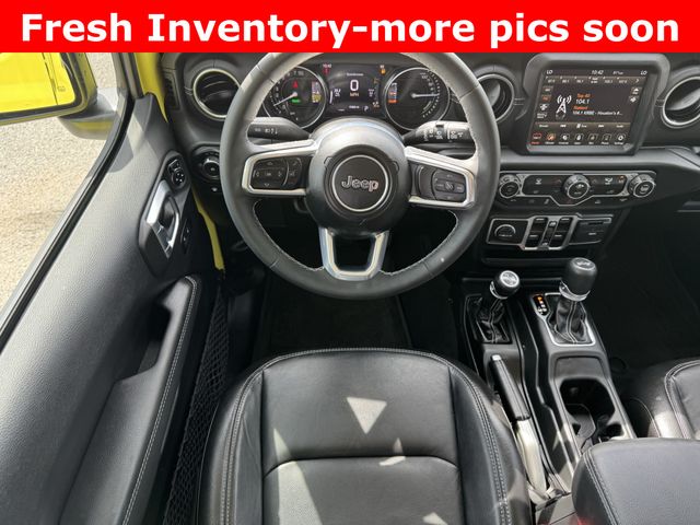 2023 Jeep Wrangler Sahara 4xe Yellow at DeMontrond Gulf Freeway