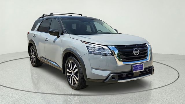 Solid Gray/Super Black 2024 Nissan Pathfinder SUV / Crossover Front-Wheel Drive 9-Speed Automatic
