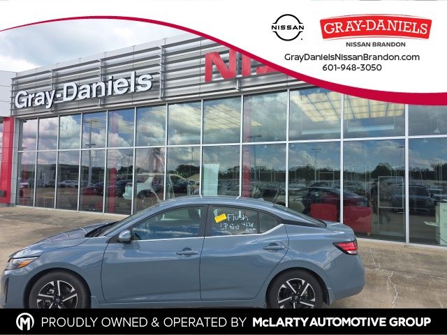 Atlantic Gray Metallic 2024 Nissan Sentra SV FWD Sedan Front-Wheel Drive Continuously Variable Transmission