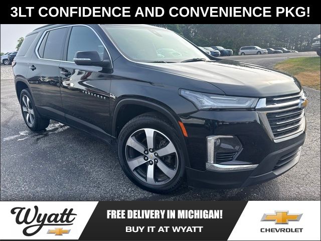 Mosaic Black Metallic 2023 Chevrolet Traverse SUV / Crossover Four-Wheel Drive 9-Speed Automatic