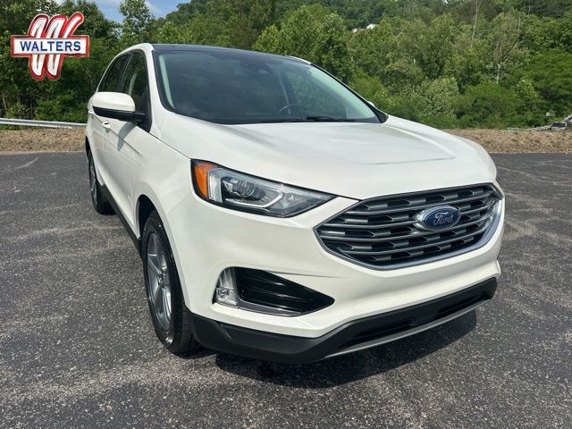 White Metallic 2021 Ford Edge SUV / Crossover All-Wheel Drive 8-Speed Automatic