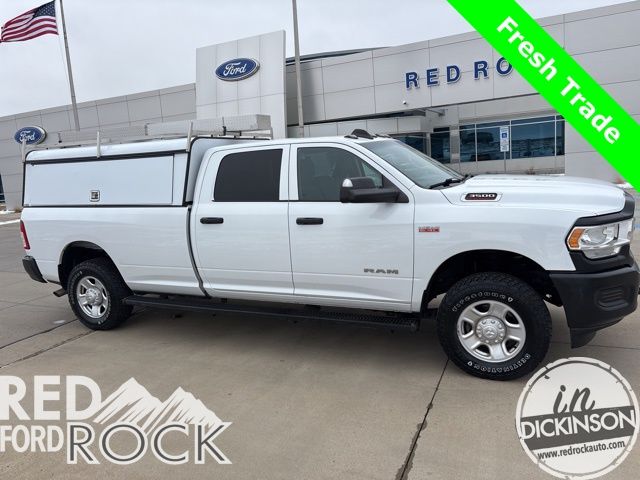 Bright White Clearcoat 2020 RAM 3500 Tradesman Crew Cab LB 4WD Pickup Truck Four-Wheel Drive 8-Speed Automatic