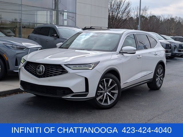 Platinum White Pearl 2025 Acura MDX FWD with Technology Package SUV / Crossover Front-Wheel Drive Automatic