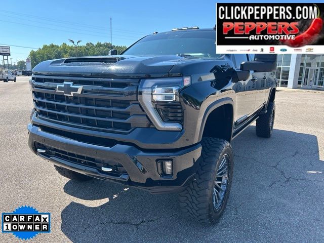 Black 2025 Chevrolet Silverado 2500HD Pickup Truck Four-Wheel Drive Automatic