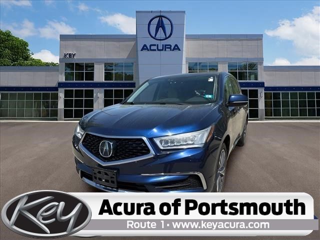 Blue 2019 Acura MDX SUV / Crossover All-Wheel Drive 9-Speed Automatic