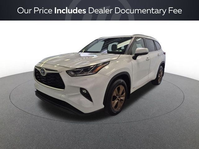 Pearl 2022 Toyota Highlander Hybrid SUV / Crossover All-Wheel Drive Continuously Variable Transmission