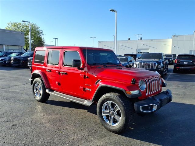 Firecracker Red Clearcoat 2018 Jeep Wrangler Unlimited Sahara 4WD SUV / Crossover Four-Wheel Drive 8-Speed Automatic