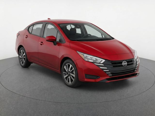 Red (Scarlet Ember Tintcoat) 2024 Nissan Versa Sedan Front-Wheel Drive Continuously Variable Transmission