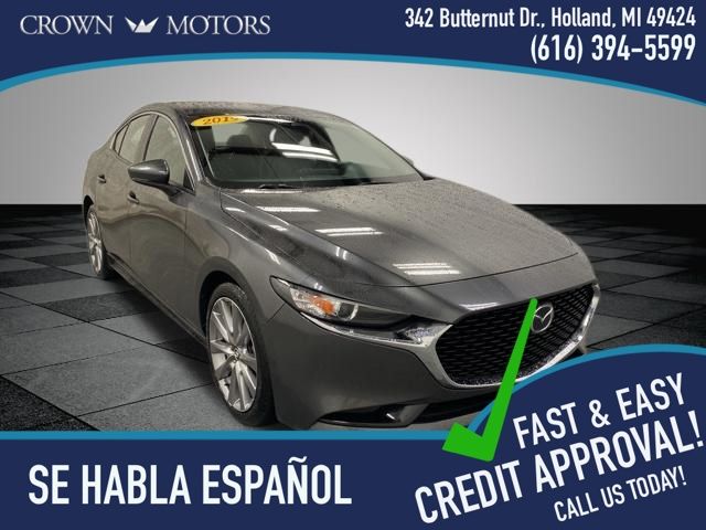 Machine Gray 2019 Mazda MAZDA3 Sedan Front-Wheel Drive 6-Speed Automatic