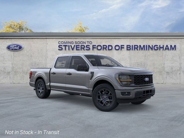 Gray Metallic 2026 Ford F-150 STX 4dr SuperCrew 4WD Pickup Truck Four-Wheel Drive Automatic
