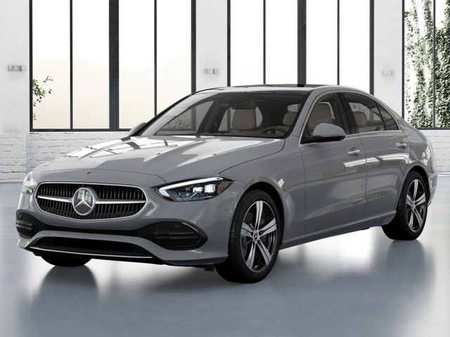 2026 Mercedes-Benz C 300 4MATIC Sedan Lease Special — 2026 Mercedes-Benz C 300 in MANUFAKTUR Alpine Grey shown