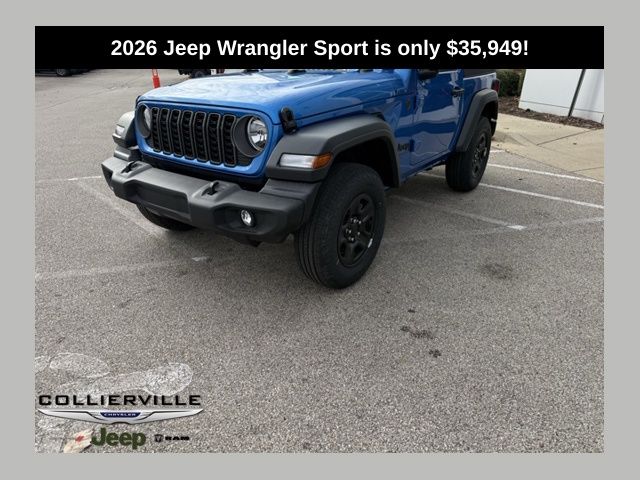 Hydro Blue Pearl Coat 2026 Jeep Wrangler SUV / Crossover Four-Wheel Drive 8-Speed Automatic