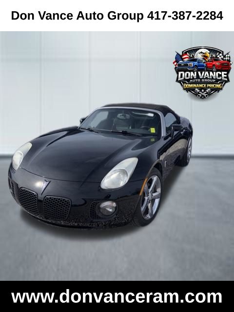 Mysterious (Black) 2008 Pontiac Solstice GXP Convertible Rear-Wheel Drive 5-Speed Automatic