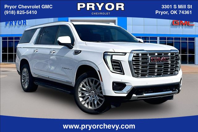 Summit White 2025 GMC Yukon XL Denali 4WD SUV / Crossover Four-Wheel Drive