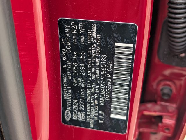 Certified Used 2025 Red Hyundai SEL Sport image 25