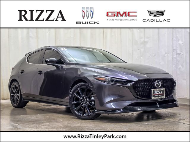 Machine Gray 2021 Mazda MAZDA3 Hatchback All-Wheel Drive 6-Speed Automatic